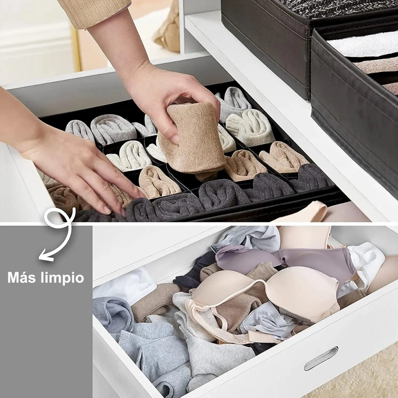 Organizador de ropa x4 Piezas