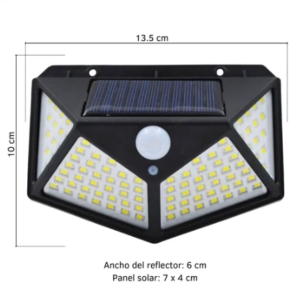 2x1 REFLECTOR SOLAR LED CON SENSOR®