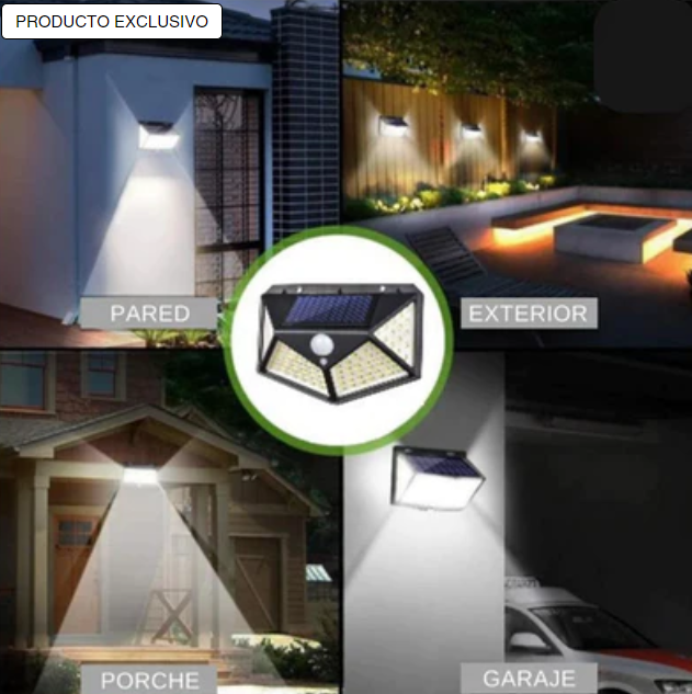2x1 REFLECTOR SOLAR LED CON SENSOR®