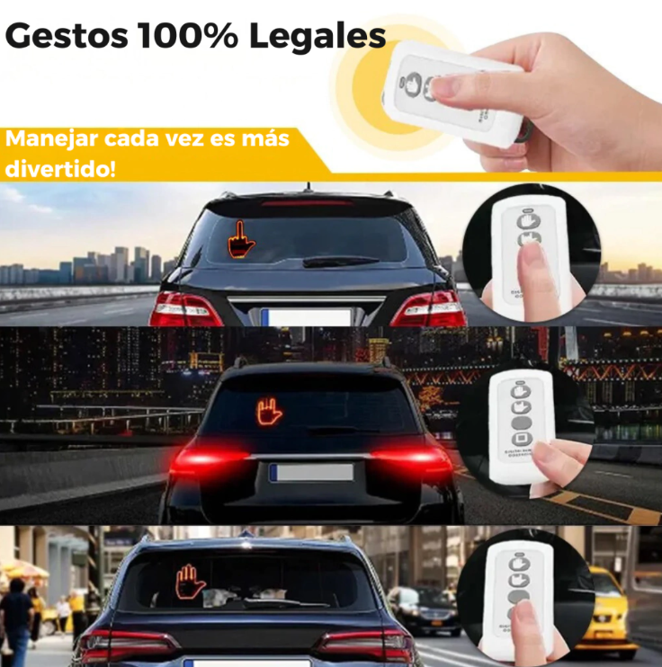 Mano Led Gesto Para Automóvil