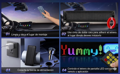 Ojos de Auto Led Programable.