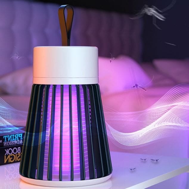 Lámpara atrapa moscas y mosquitos