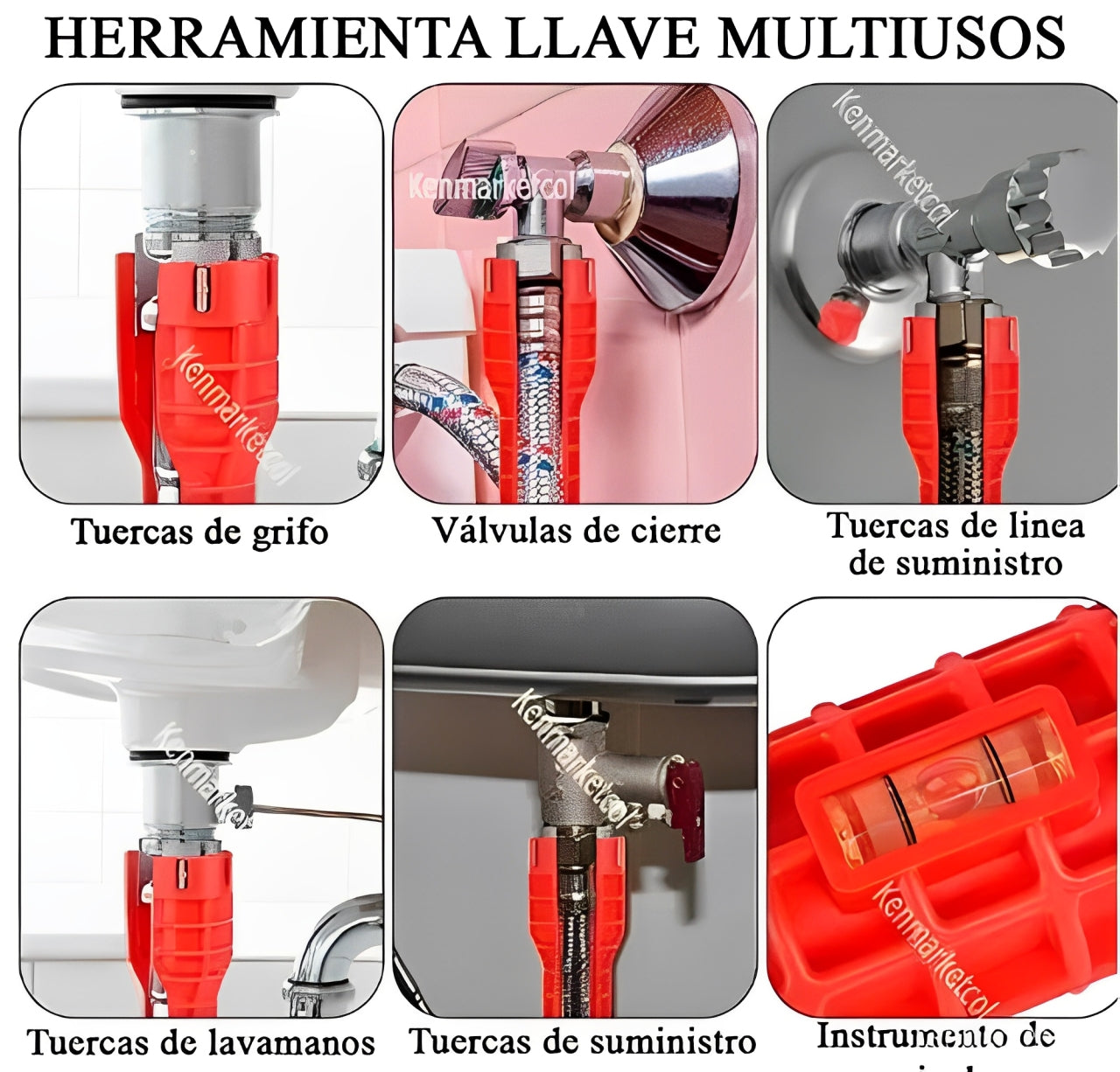 LLAVE DE INCOMODIDAD 8 EN 1 / PLOMERIA