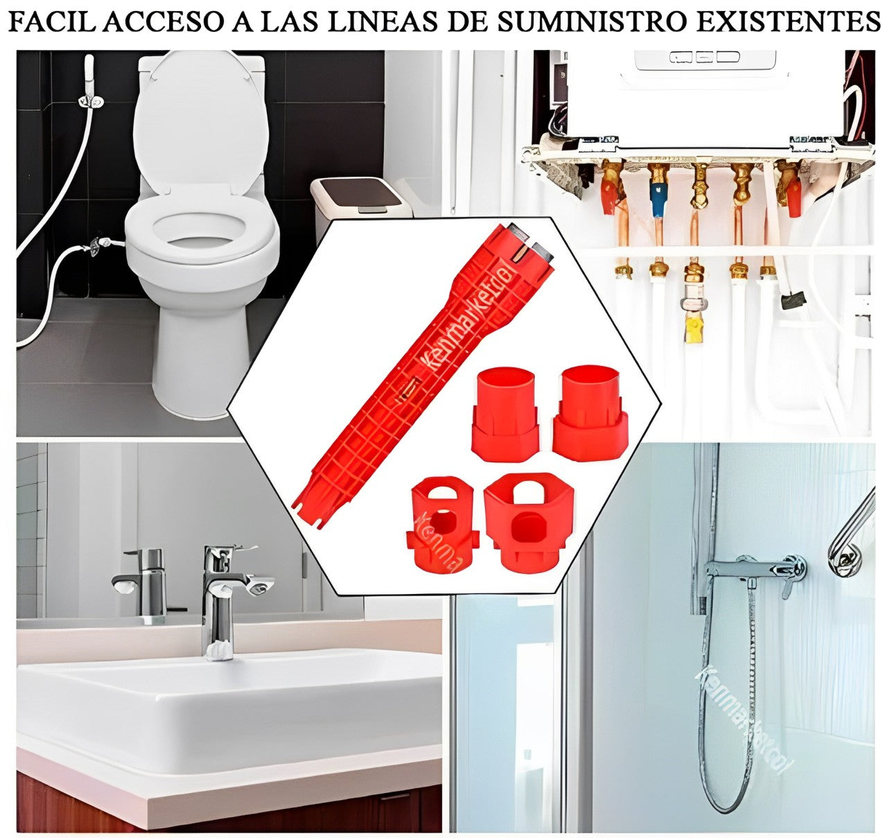 LLAVE DE INCOMODIDAD 8 EN 1 / PLOMERIA