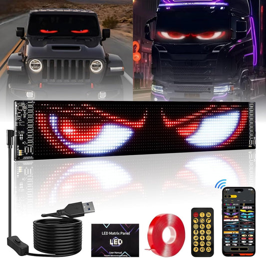 Ojos de Auto Led Programable.