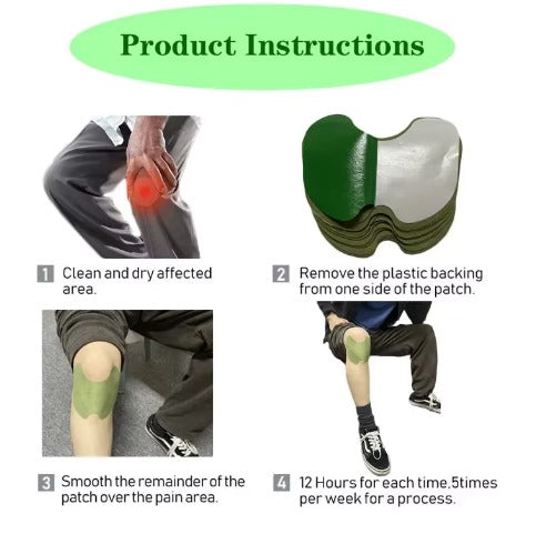 Parche Alivia dolor de Cuello , Rodilla , Lumbar y articulaciones  x10 Parches