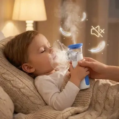 Nebulizador Portátil Ultrasónico™ Original Alivio Respiratorio Rápido y Silencioso
